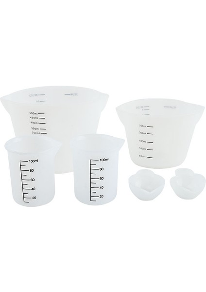 250 ml Şeffaf Ölçekli Silikon Ölçü Kabı Gıda Sınıfı Dayanıklı Yapışmaz Kendin Yap Kek Epoksi Reçine Takı Yapımı Mutfak Pişirme Aletleri (Yurt Dışından) indirimleri