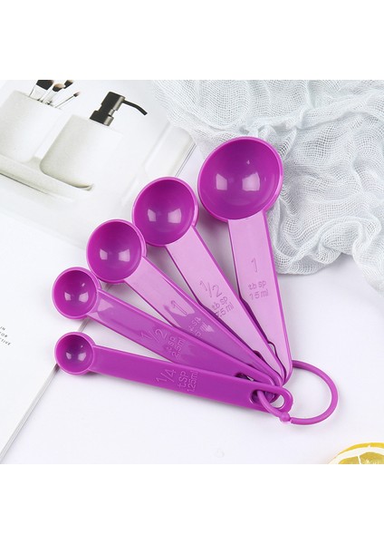 SP-SH-HG-3206-PP 4/5/6 Adet Ölçüm Kaşık Seti Pp Gökkuşağı Süt Tozu Kaşık Ölçüm Fincan Mutfak Aksesuarları Pişirme Kahve Ölçme Araçları (Yurt Dışından)