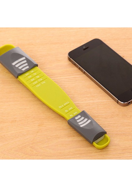 Sekiz Tezgah Ölçüm Kaşığı Ölçü Kabı Çift Ayarlanabilir Mutfak Terazisi Tuz Çorba Kahve Çay Tozu Mutfak Aletleri Için (Yurt Dışından) fırsatları