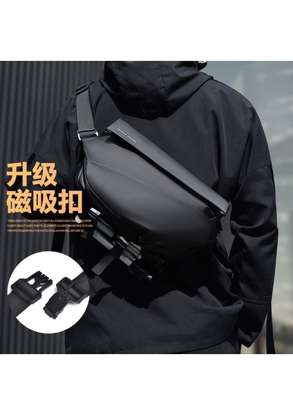 Çapraz Çanta, Erkek Bisiklet Çantası, Modaya Uygun Marka Omuz Çantası, Çok Fonksiyonlu Motosiklet Fonksiyonel Çantası, Göğüs Çantası, Fonksiyonel Sırt Çantası, Askılı Çanta (Yurt Dışından)