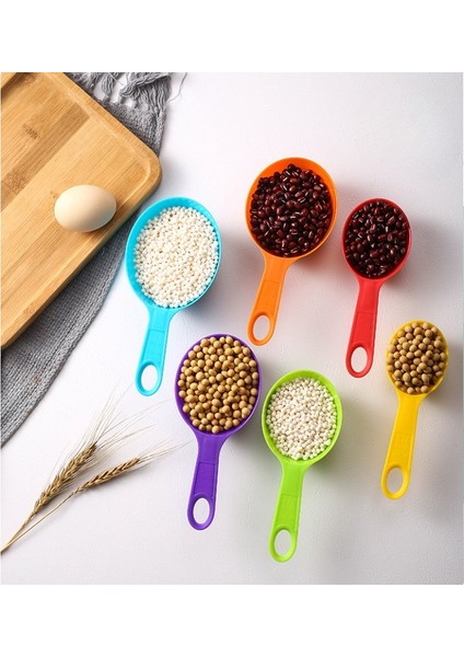 1 Takım 12 Adet 12 Adet Set Ölçekli Renkli Plastik Baharat Ölçüm Kaşıkları Un Ölçüm Kabı Kaşık Mutfak Pişirme Araçları Aksesuarları (Yurt Dışından) modelleri