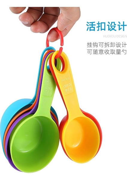 1 Takım 12 Adet 12 Adet Set Ölçekli Renkli Plastik Baharat Ölçüm Kaşıkları Un Ölçüm Kabı Kaşık Mutfak Pişirme Araçları Aksesuarları (Yurt Dışından) fırsatları