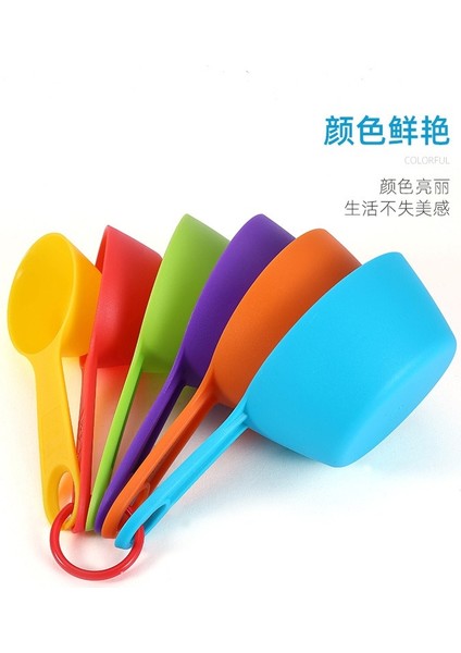 1 Takım 12 Adet 12 Adet Set Ölçekli Renkli Plastik Baharat Ölçüm Kaşıkları Un Ölçüm Kabı Kaşık Mutfak Pişirme Araçları Aksesuarları (Yurt Dışından) indirimleri