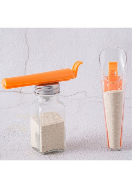 Sızdırmazlık Klipsli Stil A Ölçüm Kabı Modern ve Basit Ölçekli Pişirme Tartım Kabı ve Iki Amaçlı Maya Ölçüm Kabı (Yurt Dışından) modelleri