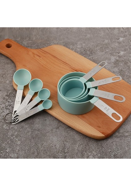 Gy Ölçüm Kaşığı Pişirme Ölçüm Kapları ve Kaşıkları 8 Parça Setleri Çift Ölçekli Ölçüm Kapları Pişirme Aracı Baharat Kaşığı Süt Tozu Kahve Kaşığı (Yurt Dışından) fiyatları