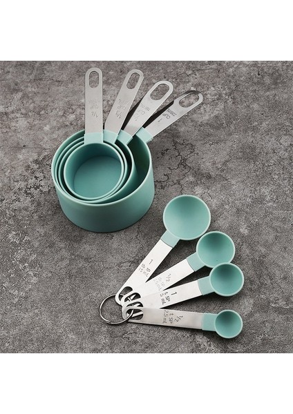 Gy Ölçüm Kaşığı Pişirme Ölçüm Kapları ve Kaşıkları 8 Parça Setleri Çift Ölçekli Ölçüm Kapları Pişirme Aracı Baharat Kaşığı Süt Tozu Kahve Kaşığı (Yurt Dışından) indirimleri