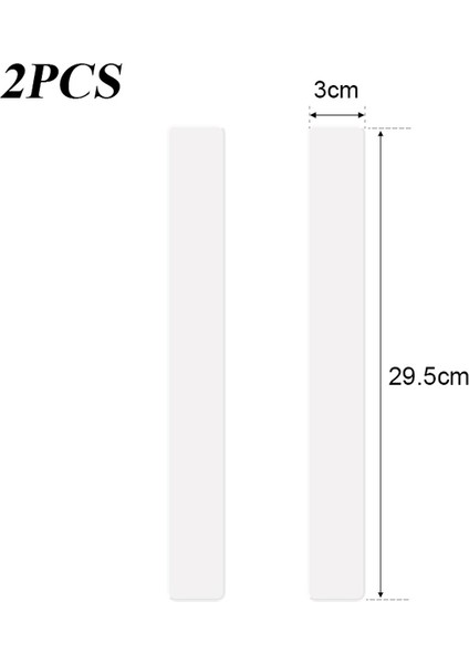 3 x 29.5 cm Kalınlık 4 mm 2 Adet Akrilik Bisküvi Kek Haddeleme Kalıp Denge Cetvel Fondan Buzlanma Süslemeleri Aracı Pasta ve Fırın Aksesuarları Mutfak Ürünleri (Yurt Dışından)