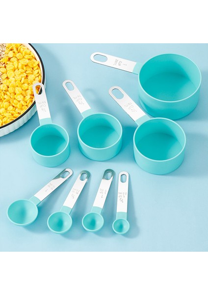 8 Adet Siyah 8 Adet Mutfak Ölçüm Kaşığı Seti Paslanmaz Çelik Saplı Ölçekli Ölçüm Kabı Çay Kaşığı Kahve Şeker Kepçesi Pişirme Aksesuarları (Yurt Dışından) fırsatları