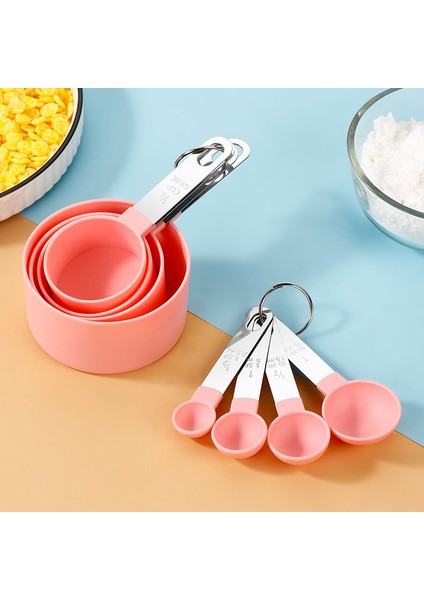 8 Adet Siyah 8 Adet Mutfak Ölçüm Kaşığı Seti Paslanmaz Çelik Saplı Ölçekli Ölçüm Kabı Çay Kaşığı Kahve Şeker Kepçesi Pişirme Aksesuarları (Yurt Dışından) indirimleri