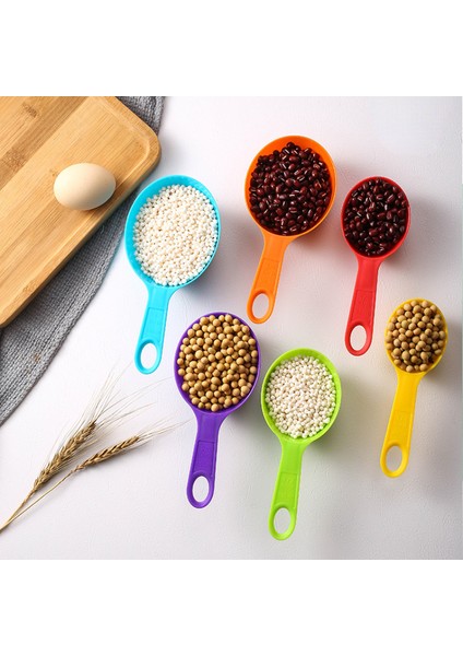 12 Adet 12 Parçalı Ölçekli Set Renkli Plastik Ölçümkaşıklar Un Ölçüm Kabı Baharat Kaşığı Mutfak Pişirme Aletleri Aksesuarları (Yurt Dışından) modelleri