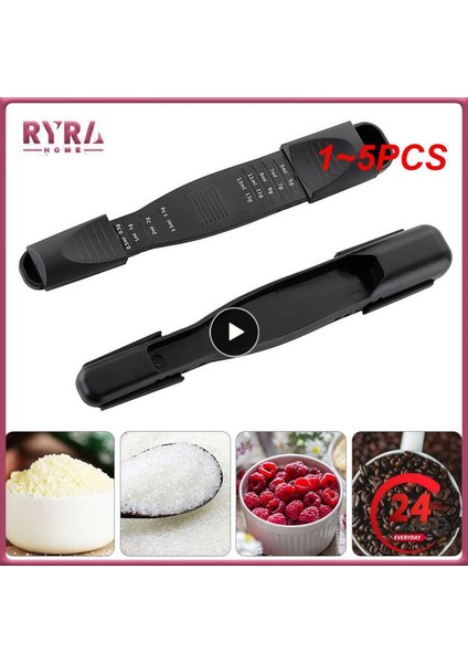 Stil B 3 Adet 1 ~ 5 Adet Ayarlanabilir Ölçü Fincan Çift Uçlu Dokuz Tezgah Ölçeği Ölçme Kaşıkları Ölçme Kaşığı Pişirme Ölçme Aracı Mutfak (Yurt Dışından) fırsatları