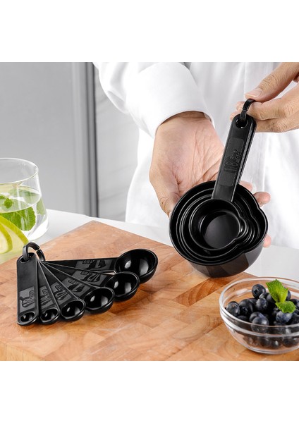 11 Adet Gri 5/6/11 Adet Plastik Ölçüm Kaşıkları Ölçüm Kapları Seti Kahve Şeker Tuz Un Kepçe Pişirme Ölçme Aracı Ölçeği Mutfak Gadget (Yurt Dışından) fiyatları