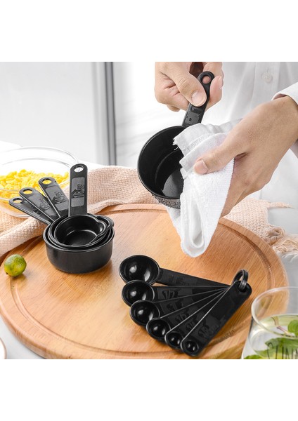 11 Adet Gri 5/6/11 Adet Plastik Ölçüm Kaşıkları Ölçüm Kapları Seti Kahve Şeker Tuz Un Kepçe Pişirme Ölçme Aracı Ölçeği Mutfak Gadget (Yurt Dışından) fırsatları