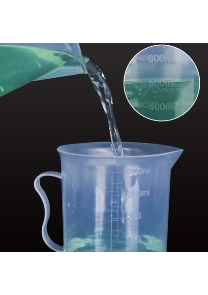 Şeffaf 250ML 250/500/1000ML Plastik Ölçüm Kapları Premium Şeffaf Ölçekli Dereceli Ölçüm Kabı Saplı Dökme Ağzı Laboratuvar Mutfak Aleti (Yurt Dışından) fırsatları