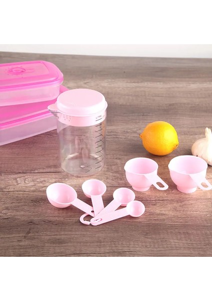 Mavi 7 Adet/takım Ölçüm Kaşık Seti Çay Kaşığı Kahve Şeker Kepçe Kek Pişirme Ölçüm Bardak Mutfak Pişirme Pişirme Araçları Mutfak Gereçleri (Yurt Dışından) indirimleri