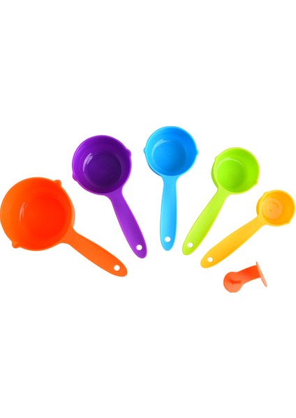 Küçük 5 Parçalı Ölçme Kaşığı ve Ölçme Kabı Pişirme Araçları Diy Kek Pişirme Süt Tozu Kaşık 10 Parçalı Plastik Renk Ölçme Kaşığı (Yurt Dışından) fırsatları