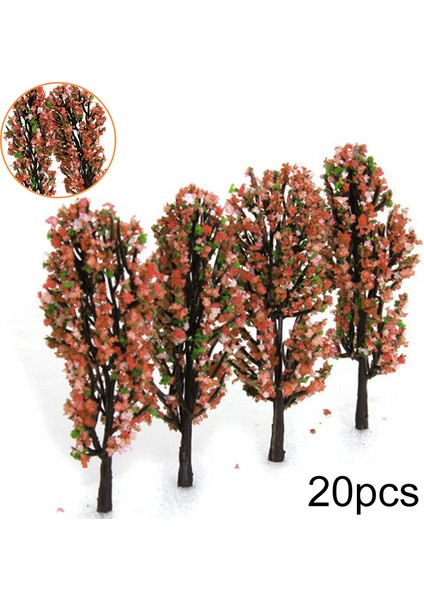 Aksesuarlar Dayanıklı Kullanışlı Model Ağaçlar Kendin Yap Mini Manzara Dekorasyonu Diorama Bahçe Manzara Minyatür Demiryolu (Yurt Dışından) modelleri