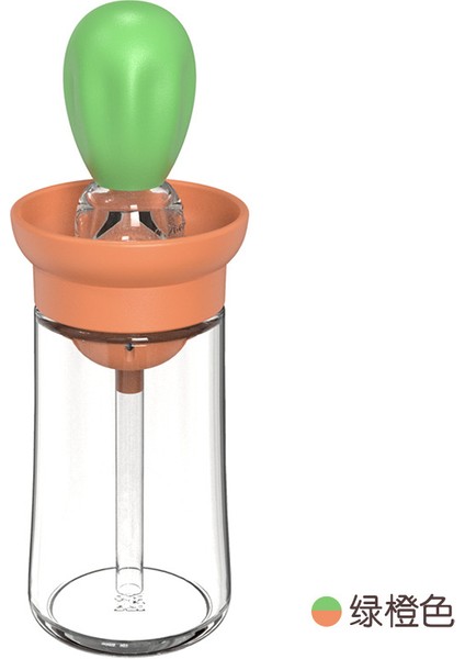 1 Adet-Turuncu Yeşil 1/2/4 Adet Barbekü Pişirme Cam Yağ Şişesi 180 ml Silikon Rasyon Fırça Izgara Yağ Fırçaları Pişirme Pişirme Barbekü Pişirme Aracı Yağ Fırçası (Yurt Dışından)