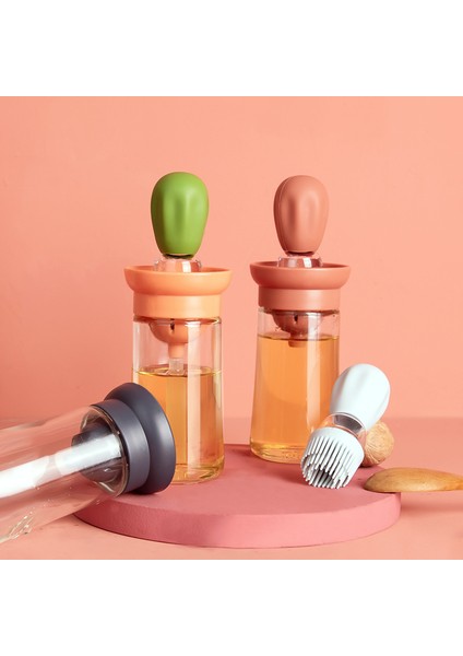 1 Adet-Turuncu Yeşil 1/2/4 Adet Barbekü Pişirme Cam Yağ Şişesi 180 ml Silikon Rasyon Fırça Izgara Yağ Fırçaları Pişirme Pişirme Barbekü Pişirme Aracı Yağ Fırçası (Yurt Dışından) fiyatları