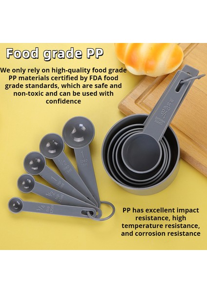 10 Adet Kaşık Bardak Siyah 5/10 Adet Ölçekli Ölçü Kaşığı Çay Kaşığı Çok Amaçlı Kaşık Kek Pişirme Unu Gıda Ölçü Kabı Ev Mutfak Pişirme Aletleri (Yurt Dışından) indirimleri