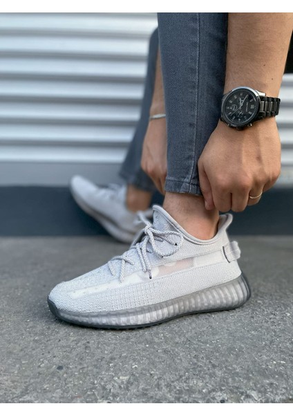 JY305 Pulse Bağcıklı Triko Kumaş Erkek Günlük Spor Ayakkabı Tgt - Gri modelleri