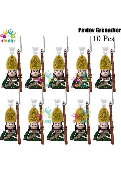 Napolyon Savaşları Asker Yapı Taşları Ikinci Dünya Savaşı Mini Aksiyon Figürleri Tüfekler Silahlar Noel Hediyeleri (Yurt Dışından)