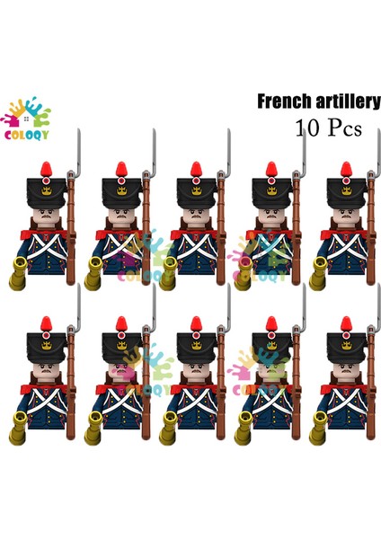 Napolyon Savaşları Asker Yapı Taşları Ikinci Dünya Savaşı Mini Aksiyon Figürleri Tüfekler Silahlar Noel Hediyeleri (Yurt Dışından)