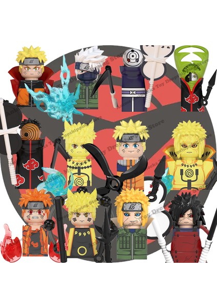 Naruto Yapı Taşları Mini Aksiyon Figürleri Montaj Oyuncakları (Yurt Dışından) fiyatları