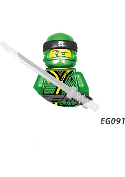 Ninja Karakter Yapı Taşları Animasyon Modeli Yapı Taşları Çocuk Oyuncakları Hediyeler (Yurt Dışından)