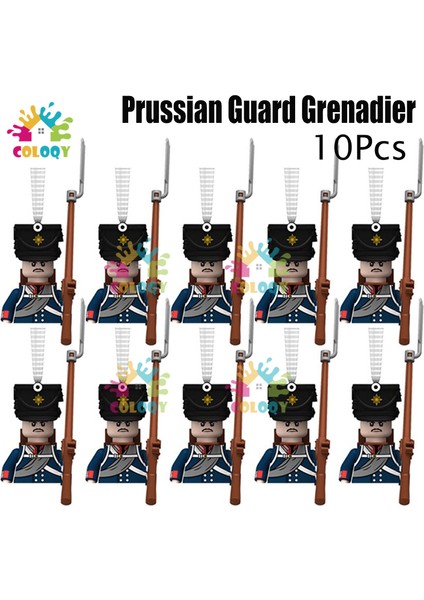 Napolyon Savaşları Asker Yapı Taşları Ikinci Dünya Savaşı Mini Aksiyon Figürleri Tüfekler Silahlar Noel Hediyeleri (Yurt Dışından)