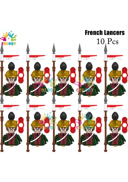 Napolyon Savaşları Asker Yapı Taşları Ikinci Dünya Savaşı Mini Aksiyon Figürleri Tüfekler Silahlar Noel Hediyeleri (Yurt Dışından)