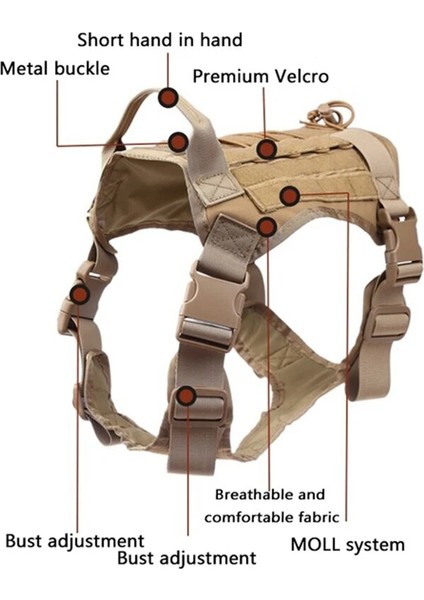 K-Kayışlar ve Ip Stili L Beden Taktik Hizmet Köpek Yelek Nefes Askeri Köpek Giysileri K9 Koşum Ayarlanabilir Boyut Eğitim Avcılık Molle Köpek Taktik Koşum (Yurt Dışından) modelleri