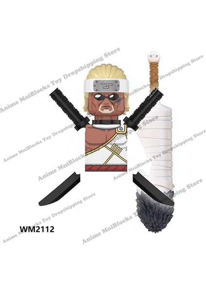 Naruto Yapı Taşları Mini Aksiyon Figürleri Montaj Oyuncakları (Yurt Dışından)