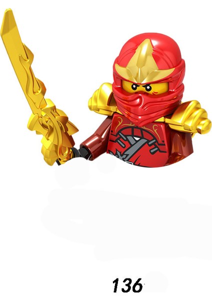 Ninja Karakter Yapı Taşları Animasyon Modeli Yapı Taşları Çocuk Oyuncakları Hediyeler (Yurt Dışından)