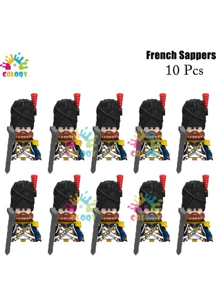 Napolyon Savaşları Asker Yapı Taşları Ikinci Dünya Savaşı Mini Aksiyon Figürleri Tüfekler Silahlar Noel Hediyeleri (Yurt Dışından)