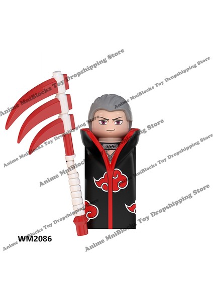 Naruto Yapı Taşları Mini Aksiyon Figürleri Montaj Oyuncakları (Yurt Dışından)
