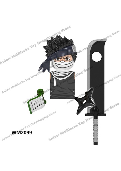 Naruto Yapı Taşları Mini Aksiyon Figürleri Montaj Oyuncakları (Yurt Dışından)