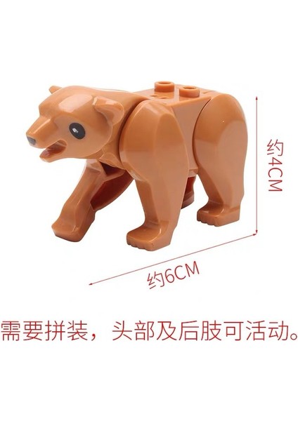 Küçük Yapı Taşı Hayvanlar, Montaj Hediyeleri, Dıy Mini Doğal Yapı Taşı Oyuncakları (Yurt Dışından)