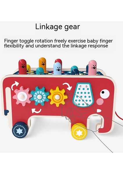 Ahşap Karikatür Fil Whack-A-Köstebek Bebek ve Yürümeye Başlayan Çocuk Erken Eğitim Vurma Kazık (Yurt Dışından) fiyatları