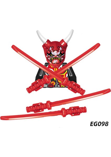 Ninja Karakter Yapı Taşları Animasyon Modeli Yapı Taşları Çocuk Oyuncakları Hediyeler (Yurt Dışından)