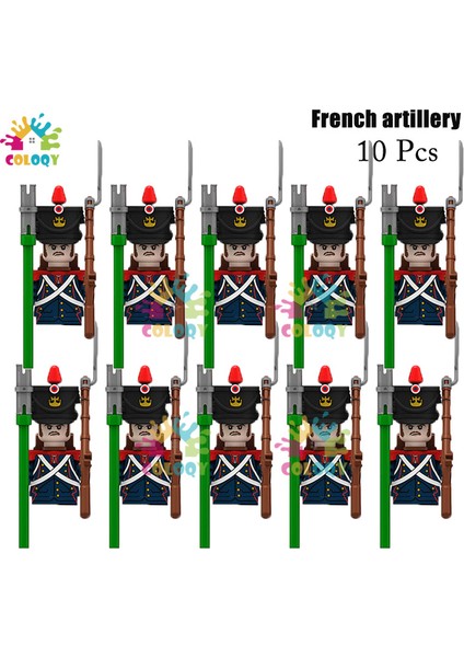 Napolyon Savaşları Asker Yapı Taşları Ikinci Dünya Savaşı Mini Aksiyon Figürleri Tüfekler Silahlar Noel Hediyeleri (Yurt Dışından)