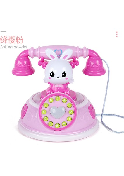 Çocuk Retro Karikatür Telefon Erken Eğitim Hikayesi Makinesi Çok Modlu Simülasyon Telefonu (Yurt Dışından)
