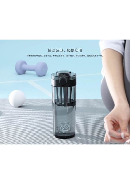 Mijia Spor Su Şişesi 0.6l - Gri (Yurt Dışından)