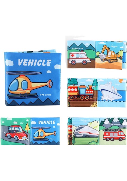 Bebek Bezi Kitap 0-3 Yaş Bebekler ve Küçük Çocuklar Yumuşak Kitapları Çınlayan Kağıt Bezle Yırtamazlar (Yurt Dışından)