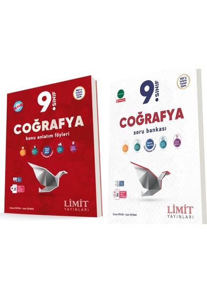 Limit 2025 9. Sınıf Coğrafya Kaf Konu + Soru Seti 2 Kitap Güncel Müfredat