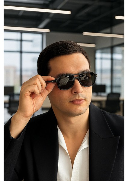 Magneto Siyah Erkek Güneş Gözlüğü