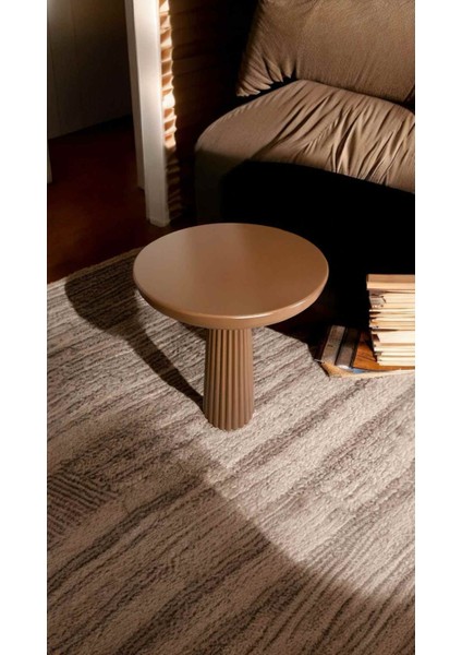 Doğal Ahşap Mantar Sehpa – Kahverengi Tekli Yan Sehpa – Şık Fiskos & Zigon fiyatları