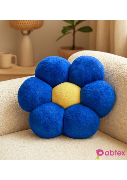 Peluşçu Papatya Dekoratif Peluş Yastık Minder Kırlent