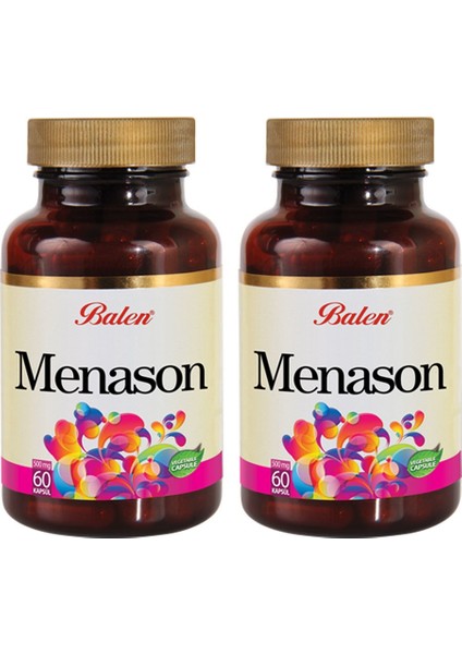 Menason Bitki Ekstraktları Karışımı 60 Kapsül x 2 Adet