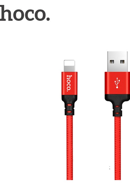 iPhone X/8/8 Plus Vb. Için X14 Times Speed ​​lightning 8pin Veri Senkronizasyonu Şarj USB Kablosu-Kırmızı (Yurt Dışından)